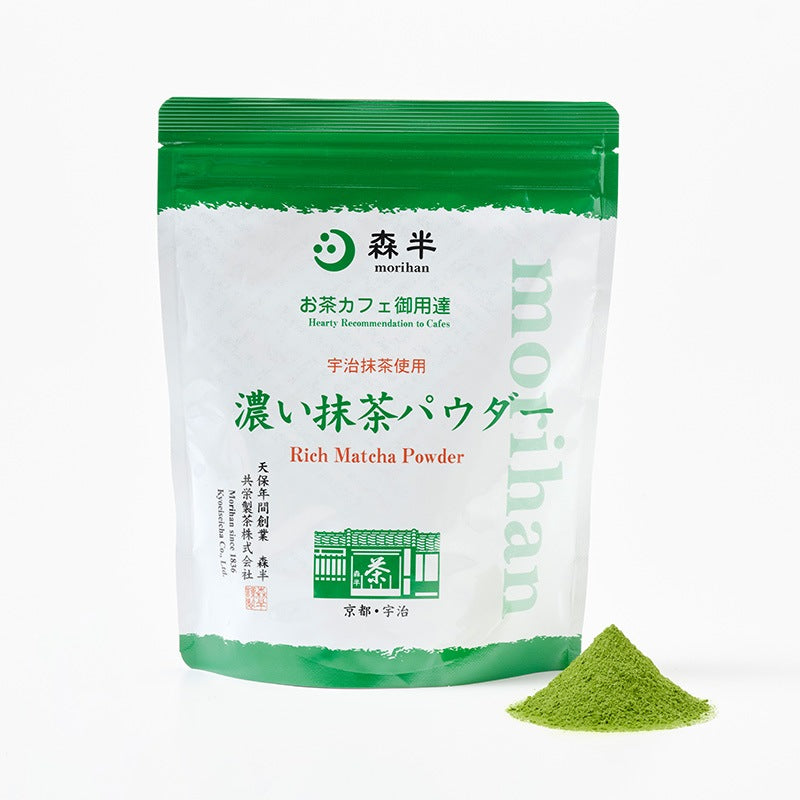 【Morihan】日本原裝進口 森半宇治 含糖特濃抹茶粉500g (日本有機認證)