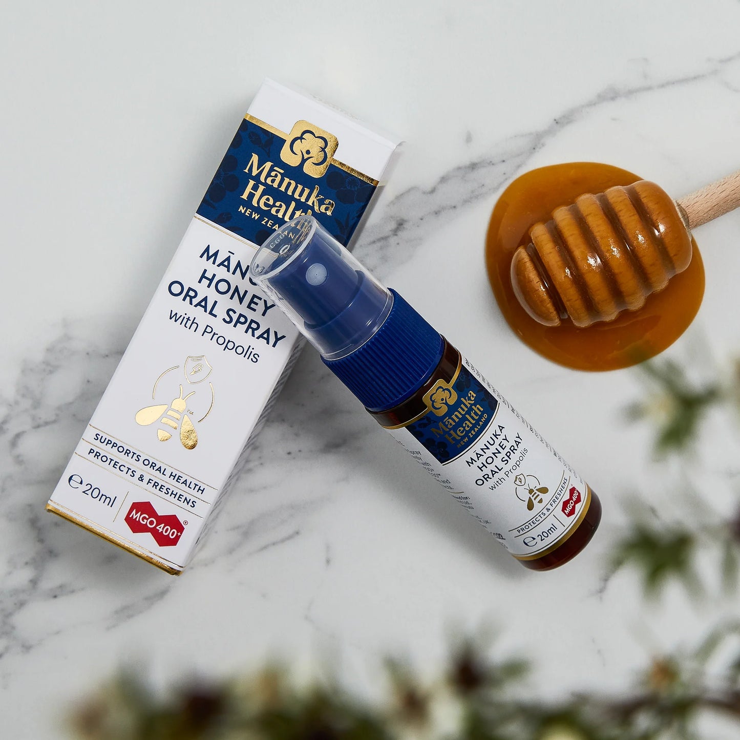 【Manuka Health】麥盧卡 蜂膠 喉嚨 噴霧 紐西蘭原裝 BIO30™ 高活性 類黃酮 箱購