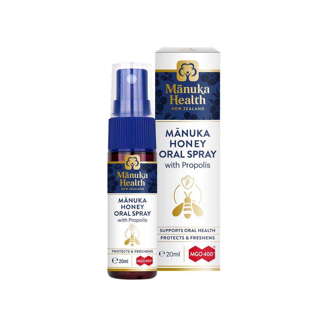 【Manuka Health】麥盧卡 蜂膠 喉嚨 噴霧 紐西蘭原裝 BIO30™ 高活性 類黃酮 箱購