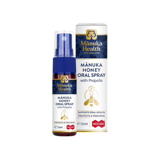 【Manuka Health】麥盧卡 蜂膠 喉嚨 噴霧 紐西蘭原裝 BIO30™ 高活性 類黃酮